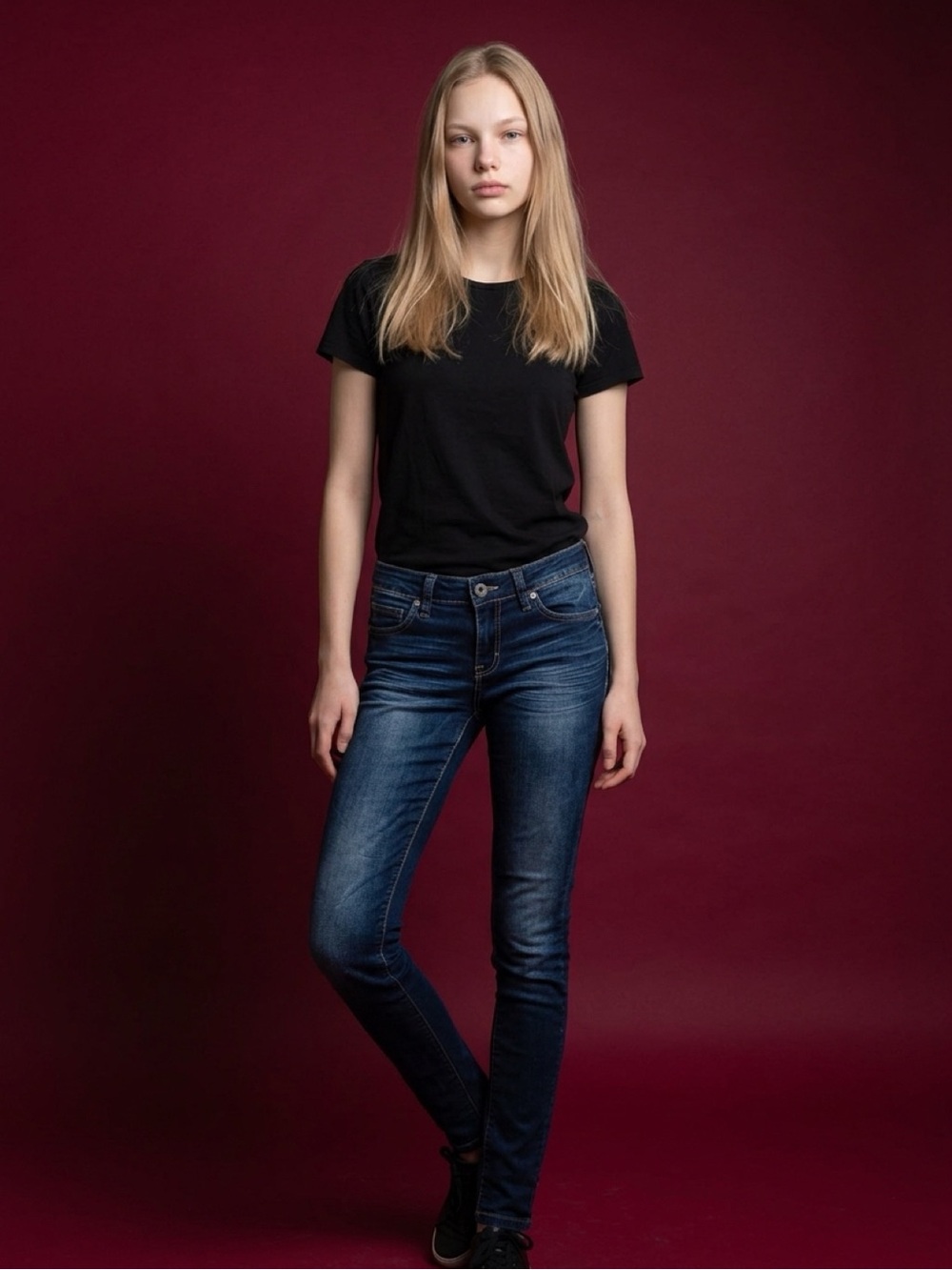 Guess Women’s Dark Blue Slim Fit Jeans